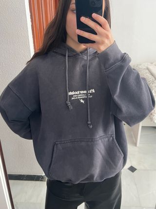 Sudadera Pull&Bear Oversize Talla S
