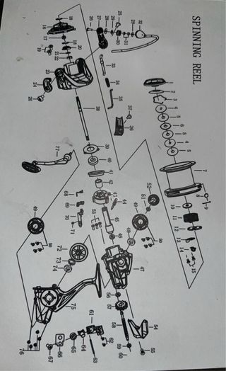 Carrete de pesca 14000 A ESTRENAR!!!