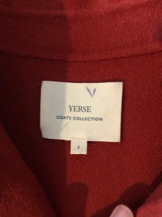 Yerse Chaqueta Oversize Lana Mezcla Talla S