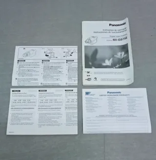 Videocámara Panasonic NV-GS75E Plata