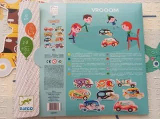 Juego Djeco VROOOM coches