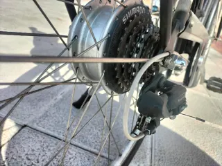 Bicicleta eléctrica con silla para niñ@