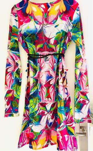 Vestido Custo Barcelona Mini Multicolor Talla M