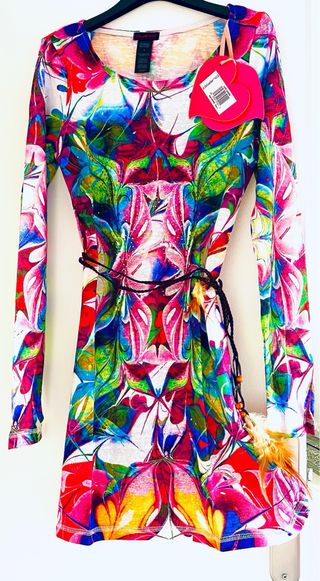Vestido Custo Barcelona Mini Multicolor Talla M