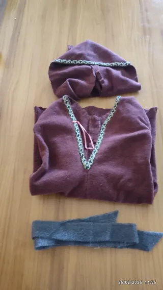 Traje medieval niño hecho a mano 1 año