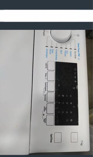 Lavadora carga superior marca Fagor de rpm1200 con