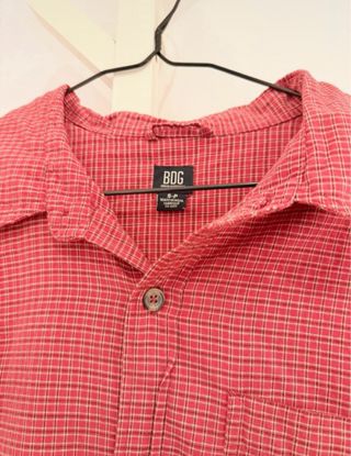 Camisa BDG Urban Outfitters Roja Talla S