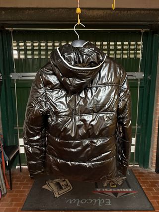 Giubbotto invernale donna nero lucido