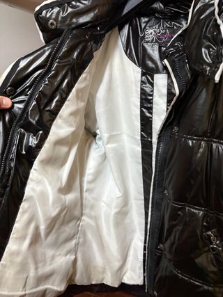 Giubbotto invernale donna nero lucido