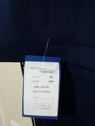 Pantalón de vestir azul marino talla 46