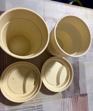 Vasos para llevar de bambú (2 unidades)