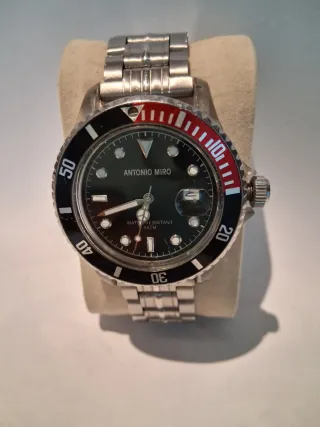 Reloj Antonio Miro Hombre Negro/Plata