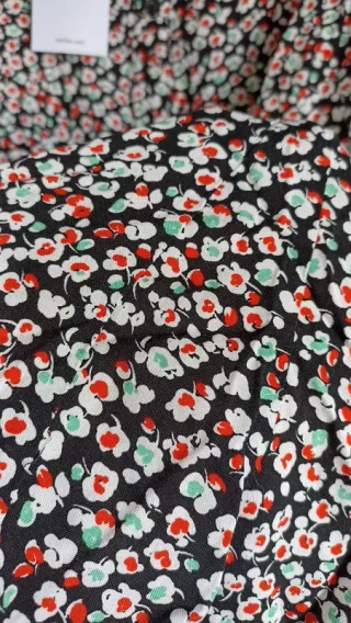 Vestido corto estampado floral