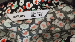 Vestido corto estampado floral