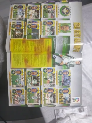 Perfecto y completo Álbum Cromos Liga 96/97