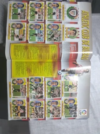 Perfecto y completo Álbum Cromos Liga 96/97