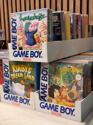 Bandejas expositoras Game Boy Nintendo Originales