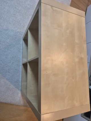 Estantería Kallax 77x77 efecto abedul
