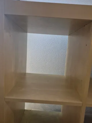 Estantería Kallax 77x77 efecto abedul