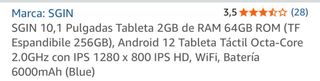 Tablet Infantil Negra
