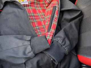 Cazadora Harrington Negra Talla M.