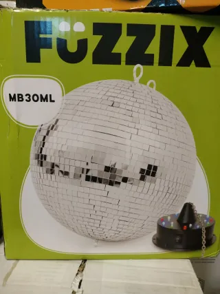 Bola Espejos Fuzzix 30cm Motor LED
