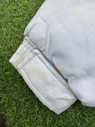 Abrigo Earthbound acolchado bloques de color