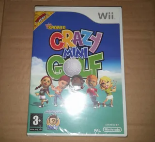 PRECINTADO. Juego Wii Crazy Mini Golf + Accesorios