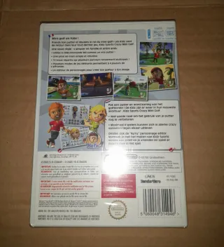 PRECINTADO. Juego Wii Crazy Mini Golf + Accesorios