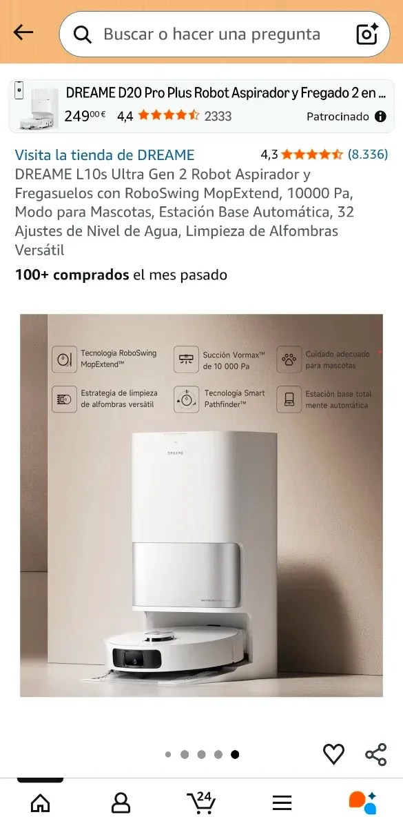 Dreame L10s Ultra Gen2 Robot Aspirador