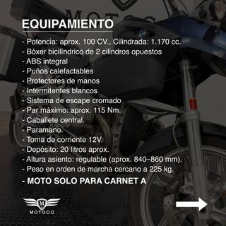 BMW R1200 GS - 2006, 45.763 KM y 1 AÑO de GARANTÍA