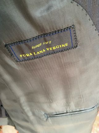 Abito sartoriale uomo pura lana vergine