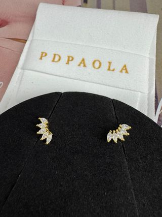 Pendientes PDPAOLA plata y baño de oro