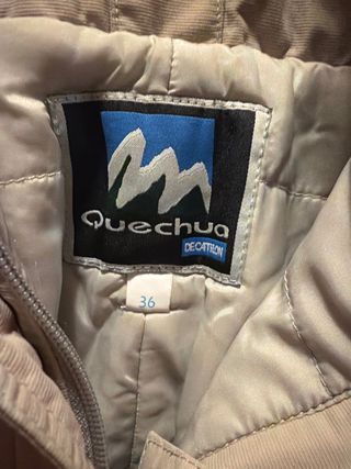 Pantalón de nieve beige Talla 36/S Decatlon