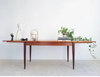 Mesa extensible Mid Century. Francia 60s.