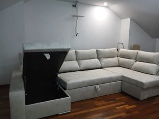 Sofá Rinconera Doble con Chaise Longue