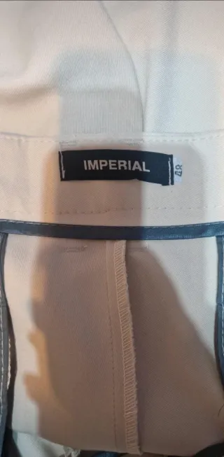 Pantaloni Imperial Beige Taglia 48