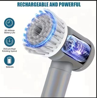 Cepillo Eléctrico Limpieza Multifuncional