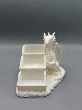 Organizador de escritorio dragón.