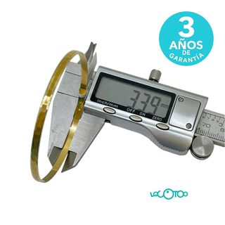Pulsera rígida oro 18K facetada 6,15g