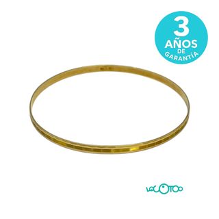 Pulsera rígida oro 18K facetada 6,15g