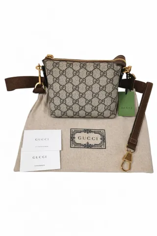 Borsa Gucci mini GG Supreme beige nuova