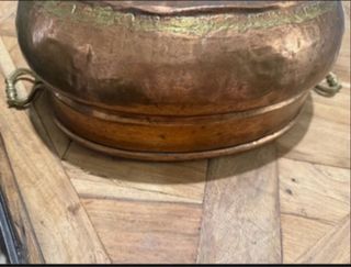 Centro de mesa bronce estilo cortijo inglés