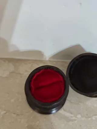 Porta anello vintage in legno