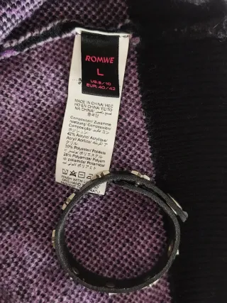 Jersey Gótico Gato Negro Morado