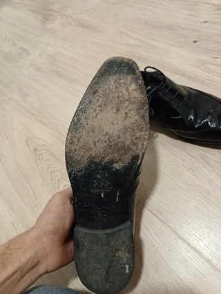 Zapatos de vestir azul marino charol