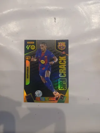 Cromo 451 Raphinha Super Crack Panini 2025/2026