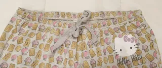 Pijama Hello Kitty gris y rosa