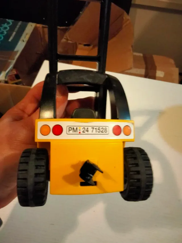 Carretilla elevadora Playmobil geobra 1998