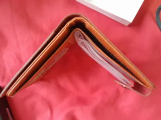 Billetera Adidas Piel Marrón